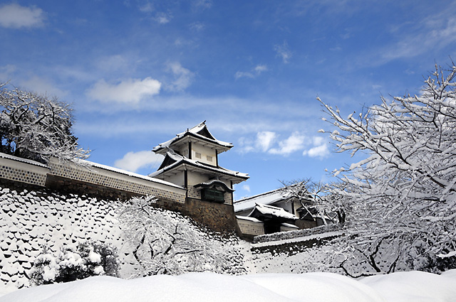 金沢城公園冬の画像